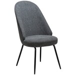 Dan Form Utopia Grijs Bouclé Eetkamerstoel