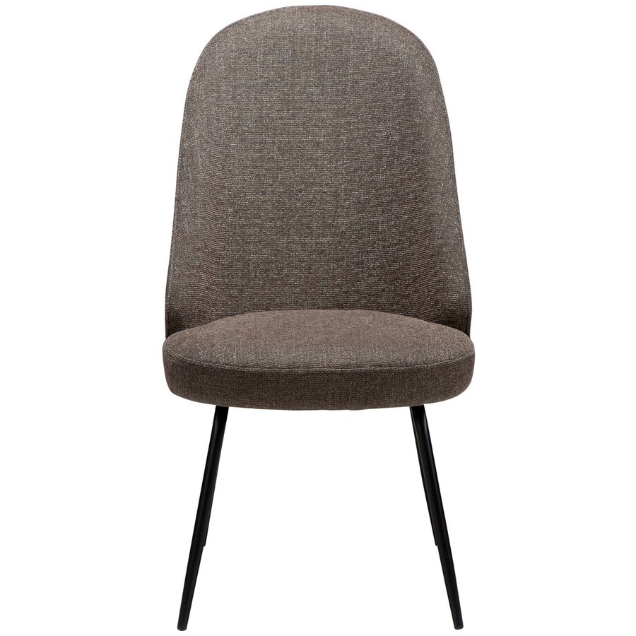 Utopia Bruin Bouclé Eetkamerstoel Utopia Bruin Bouclé Eetkamerstoel