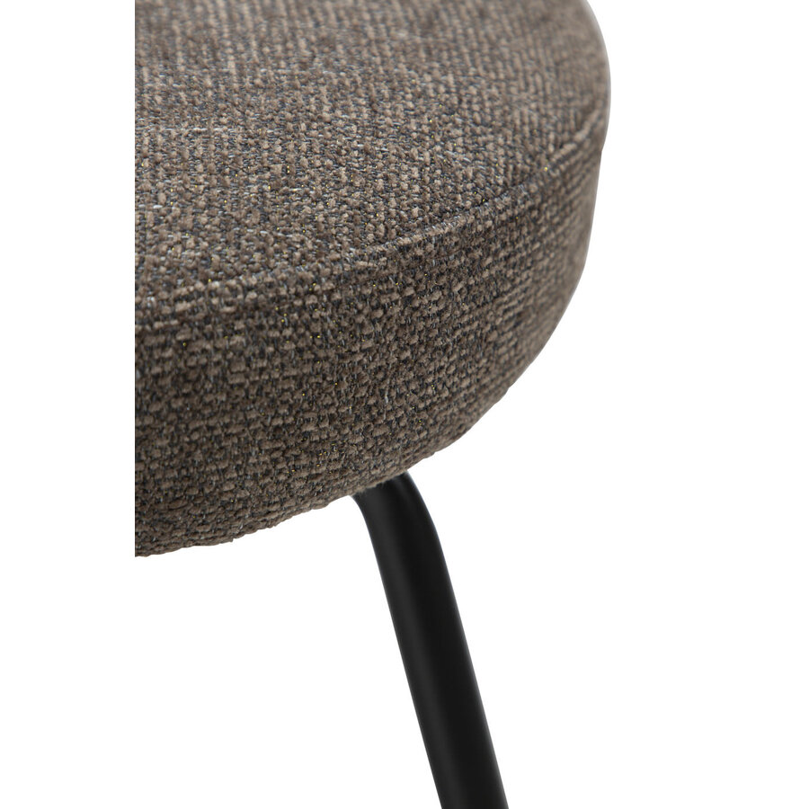 Utopia Bruin Bouclé Eetkamerstoel Utopia Bruin Bouclé Eetkamerstoel