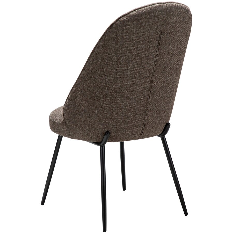 Utopia Bruin Bouclé Eetkamerstoel Utopia Bruin Bouclé Eetkamerstoel