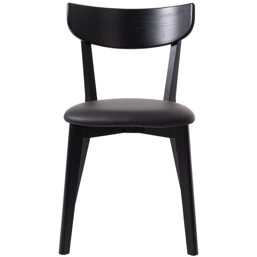 Pero Eetkamerstoel Zwart Eiken / PU-Leer Pero Eetkamerstoel Zwart Eiken / PU-Leer