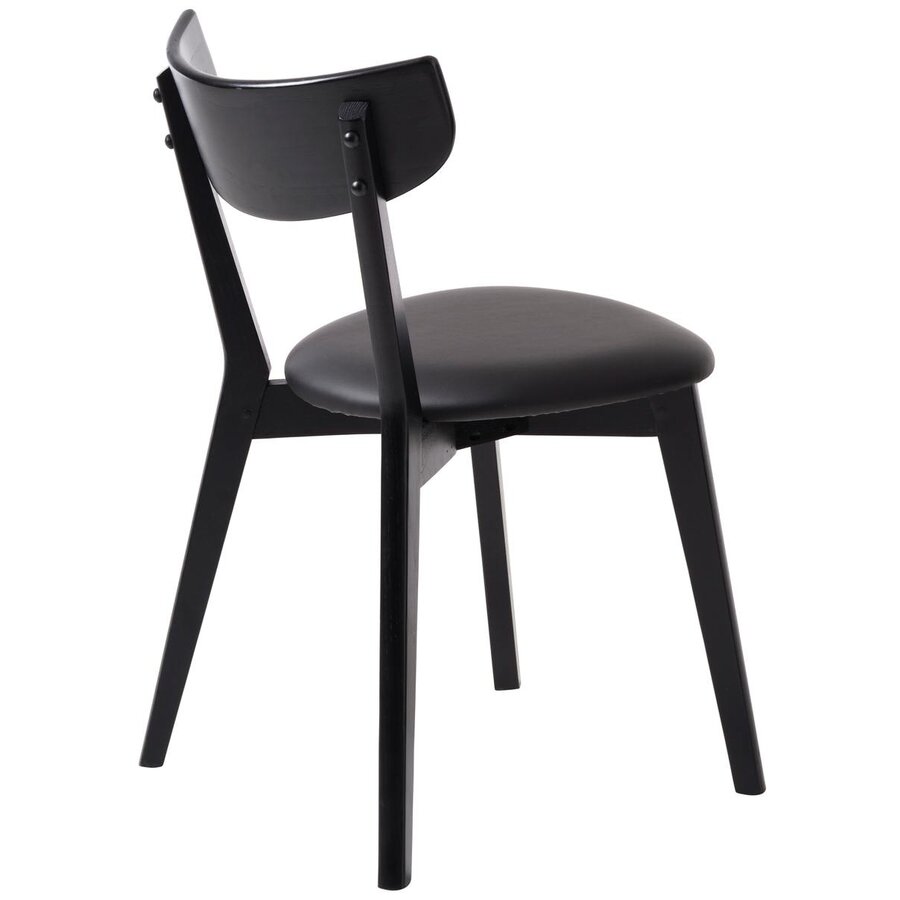 Pero Eetkamerstoel Zwart Eiken / PU-Leer Pero Eetkamerstoel Zwart Eiken / PU-Leer