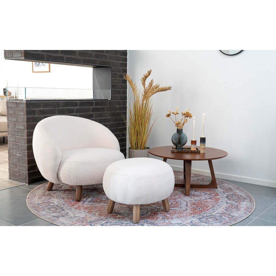 Hellerup Ronde Salontafel Walnoot Ø75 cm Hellerup Ronde Salontafel Walnoot Ø75 cm