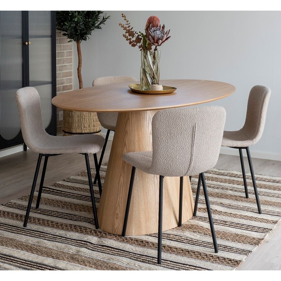 Bolton Ovale Eettafel Essenhout 160 x 90 cm Bolton Ovale Eettafel Essenhout 160 x 90 cm