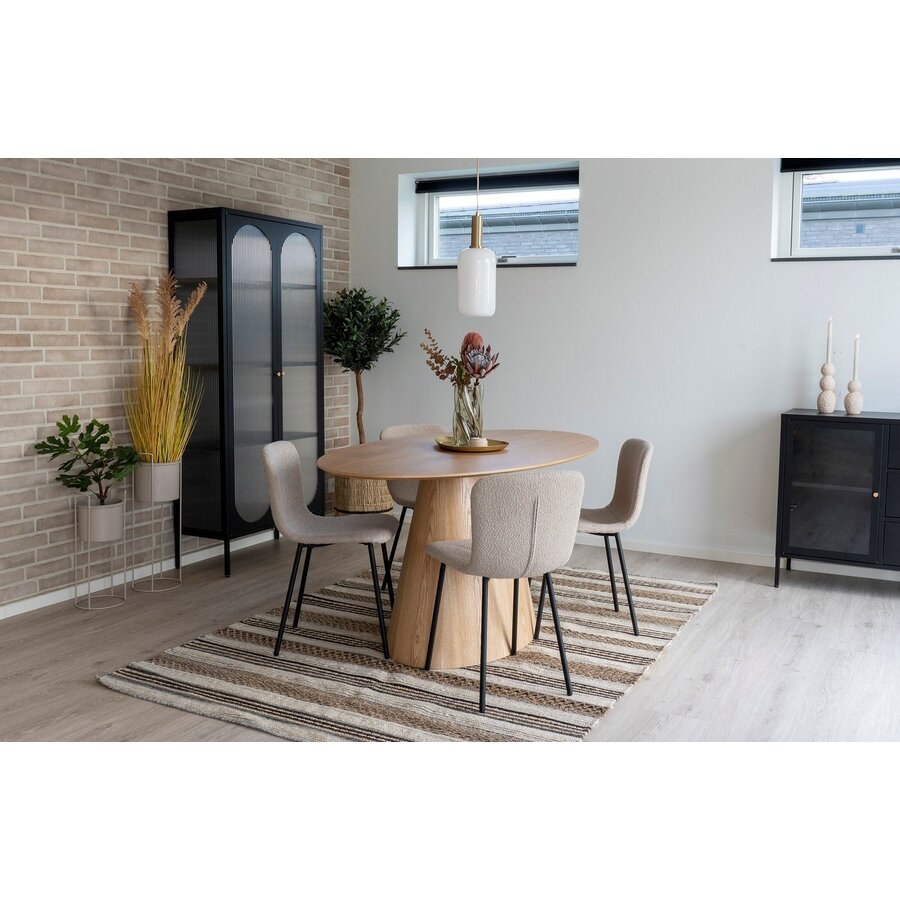 Bolton Ovale Eettafel Essenhout 160 x 90 cm Bolton Ovale Eettafel Essenhout 160 x 90 cm