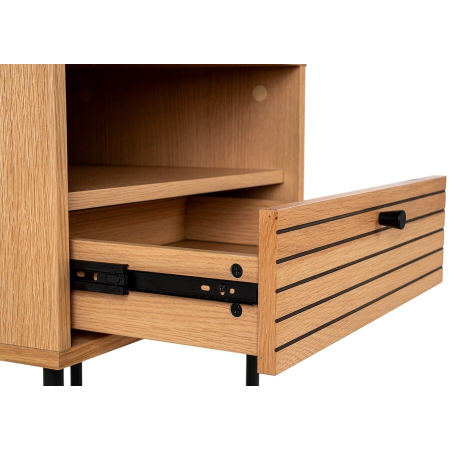 Kyoto Eiken Bijzettafel met Lade Kyoto Eiken Bijzettafel met Lade