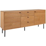 House Nordic Kyoto Eiken Dressoir 2-Deuren 3-Lades House Nordic Kyoto Eiken Dressoir 2-Deuren 3-Lades