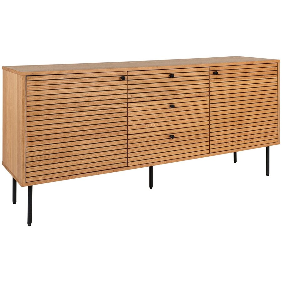 Kyoto Eiken Dressoir 2-Deuren 3-Lades Kyoto Eiken Dressoir 2-Deuren 3-Lades