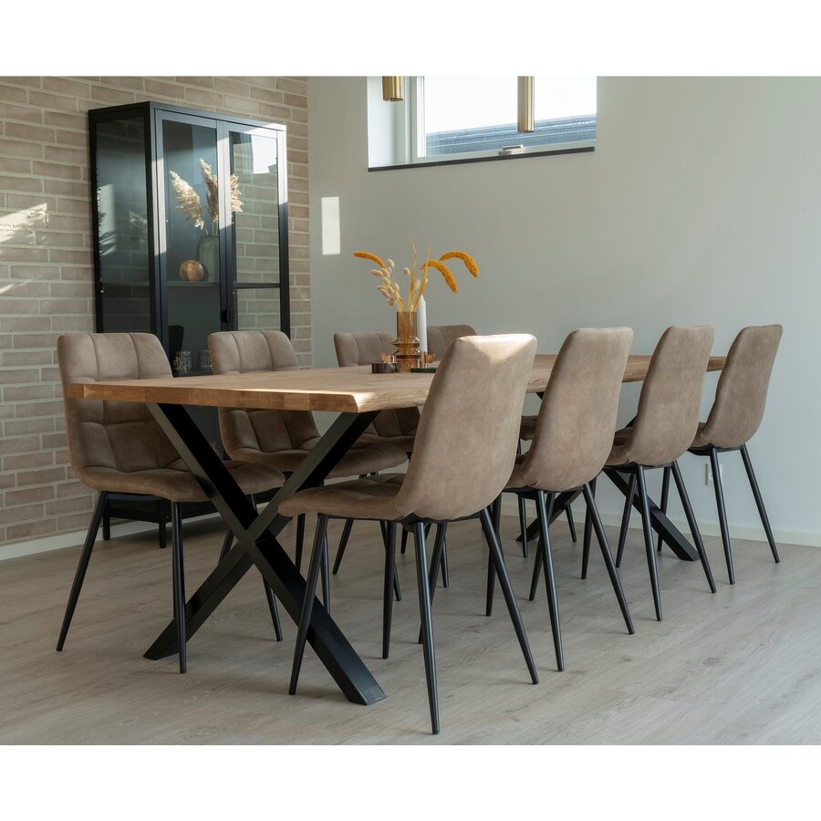 Toulon Eiken Eettafel 300 cm Toulon Eiken Eettafel 300 cm