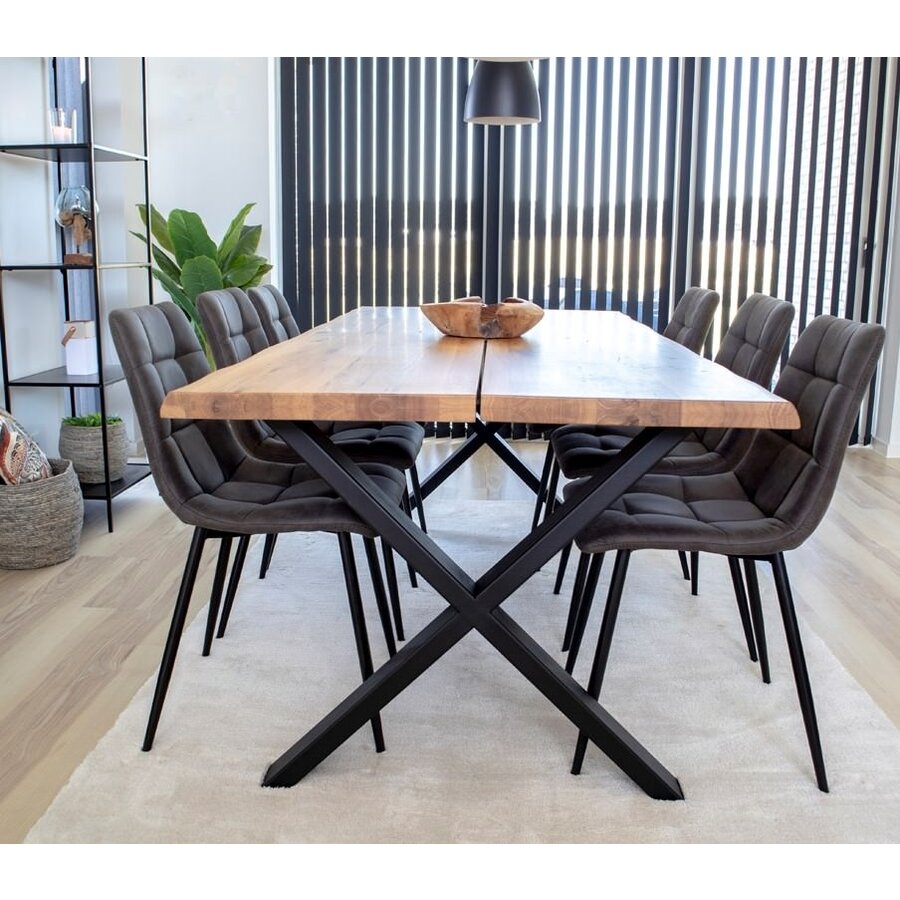 Toulon Eiken Eettafel 200 cm