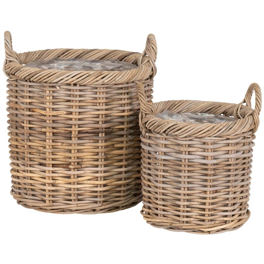 Gili Natural Kubu Rotan Manden Set van 2 Gili Natural Kubu Rotan Manden Set van 2