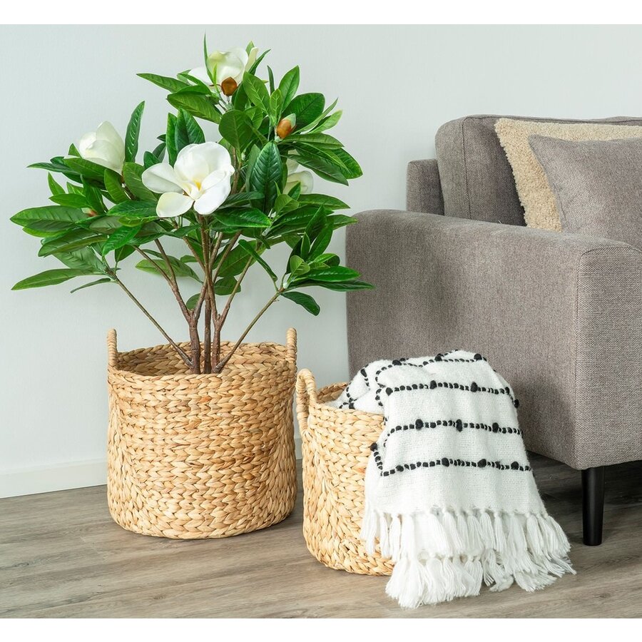 Passo Natural Waterhyacint Manden Set van 2 Passo Natural Waterhyacint Manden Set van 2