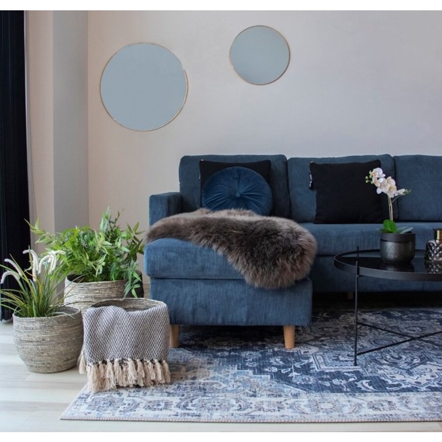 Tivoli Grijze Maïsbladeren Manden Set van 3 Tivoli Grijze Maïsbladeren Manden Set van 3