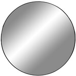 House Nordic Jersey Ronde Spiegel Zwart Ø40 cm