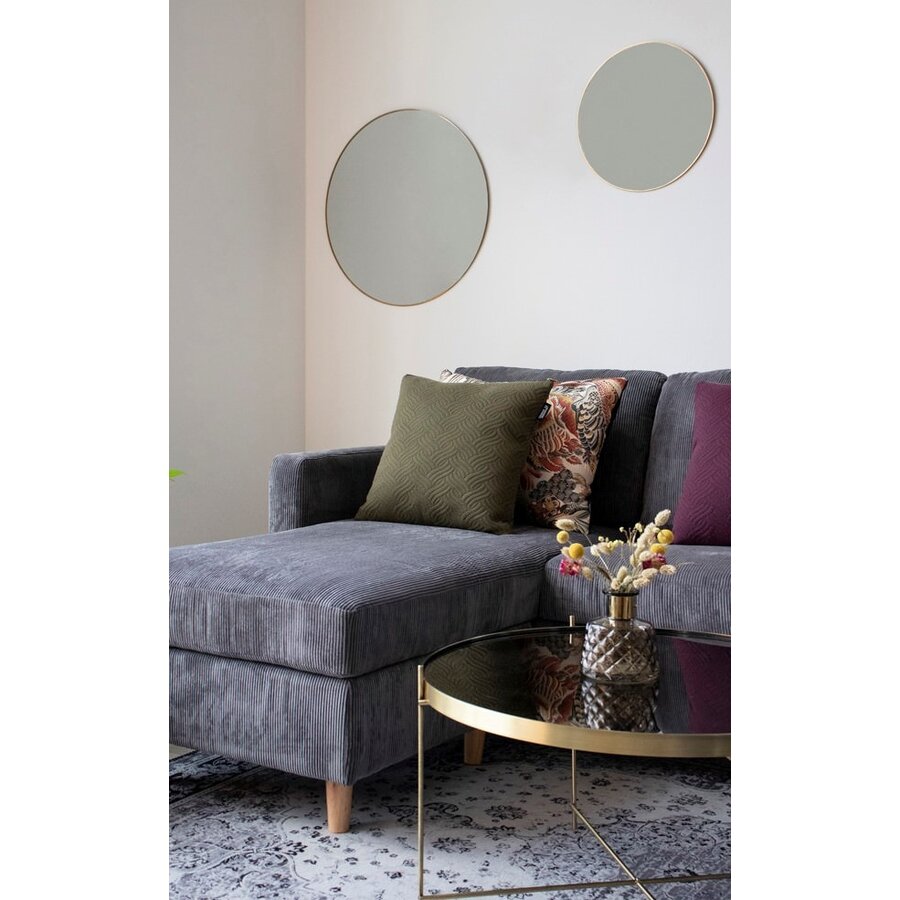 Jersey Ronde Spiegel Goud Ø40 cm Jersey Ronde Spiegel Goud Ø40 cm