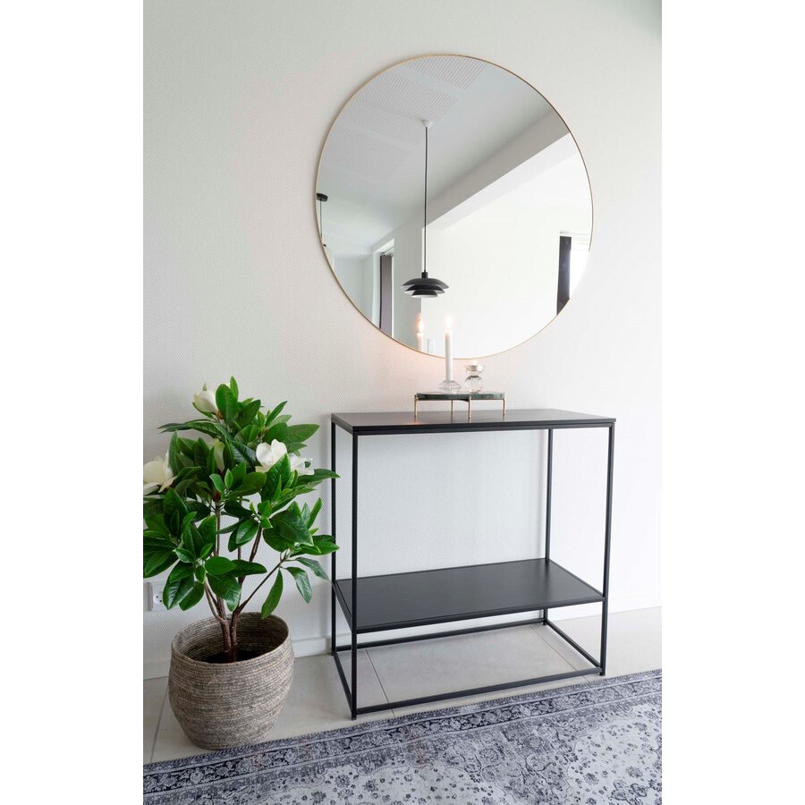 Jersey Ronde Spiegel Goud Ø100 cm Jersey Ronde Spiegel Goud Ø100 cm