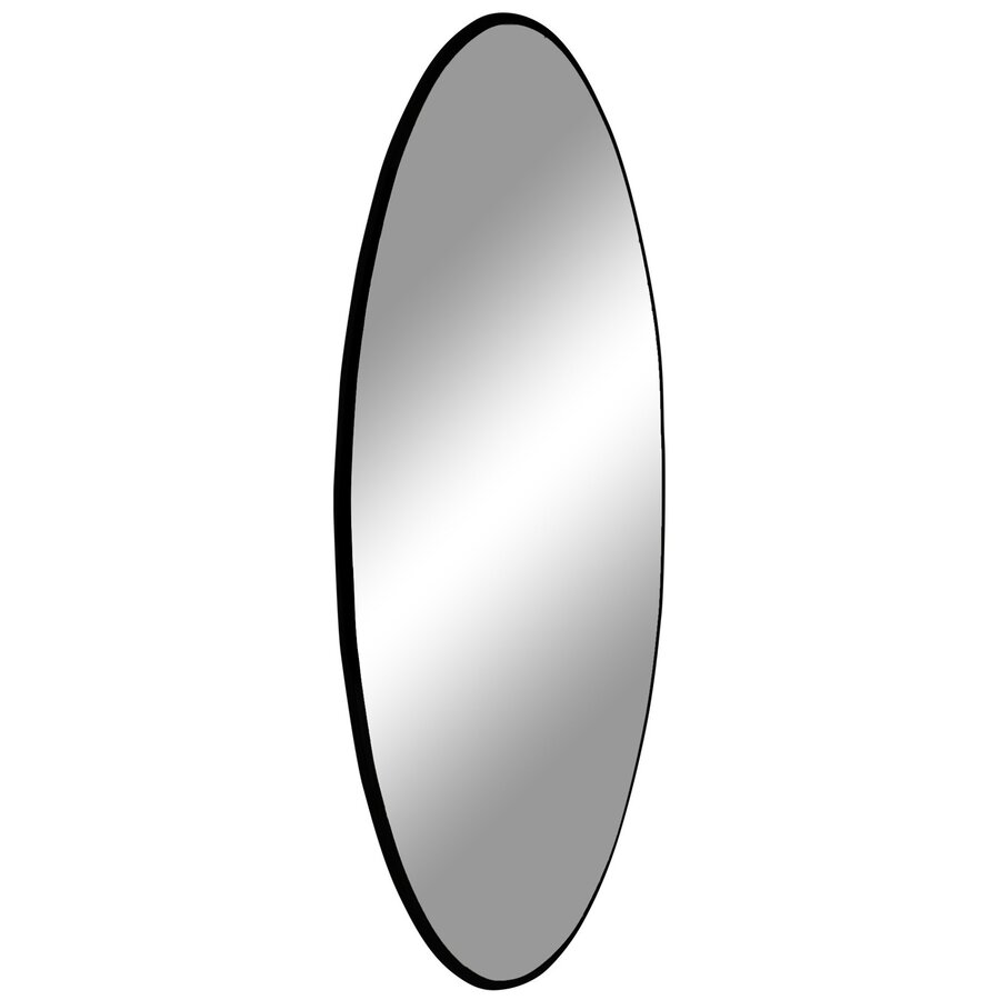 Jersey Ronde Spiegel Zwart Ø80 cm Jersey Ronde Spiegel Zwart Ø80 cm