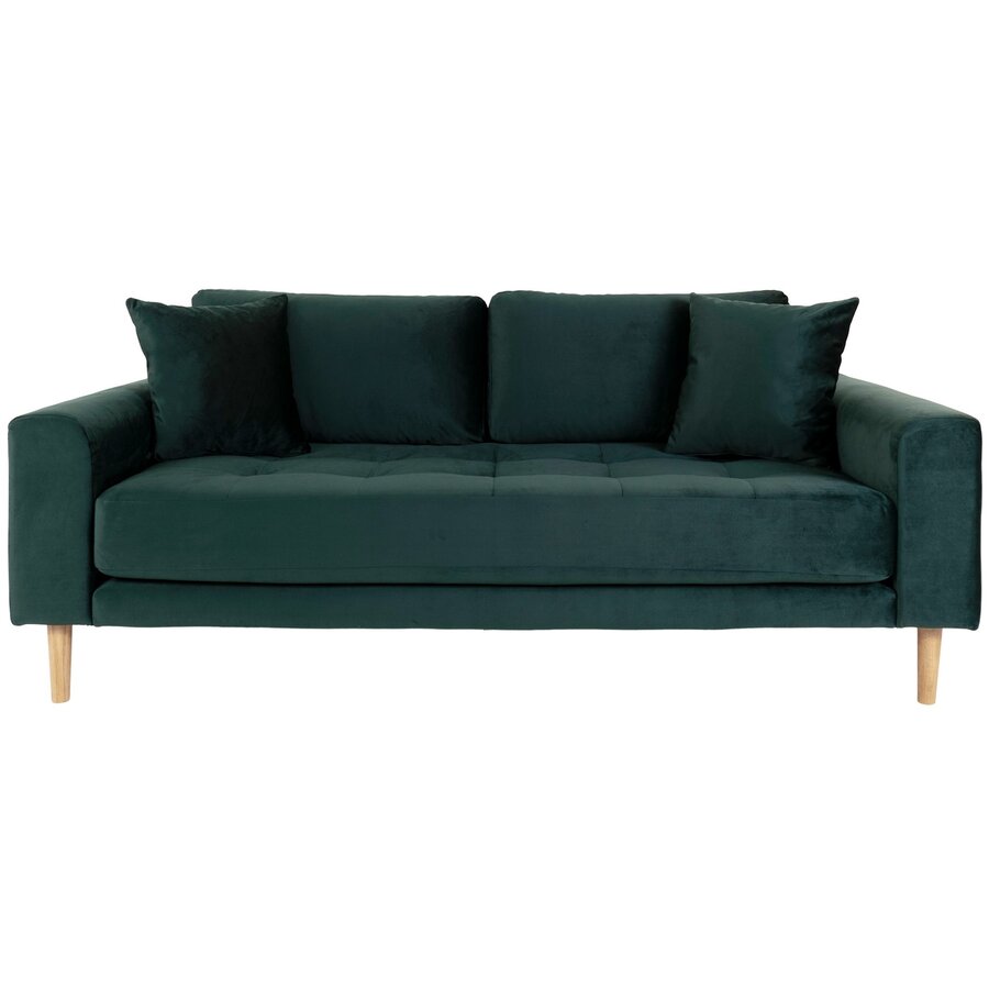 Lido Donkergroen 2,5-Zits Bank Velvet Lido Donkergroen 2,5-Zits Bank Velvet