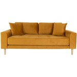 House Nordic Lido Mosterd 2,5-Zits Bank Velvet House Nordic Lido Mosterd 2,5-Zits Bank Velvet
