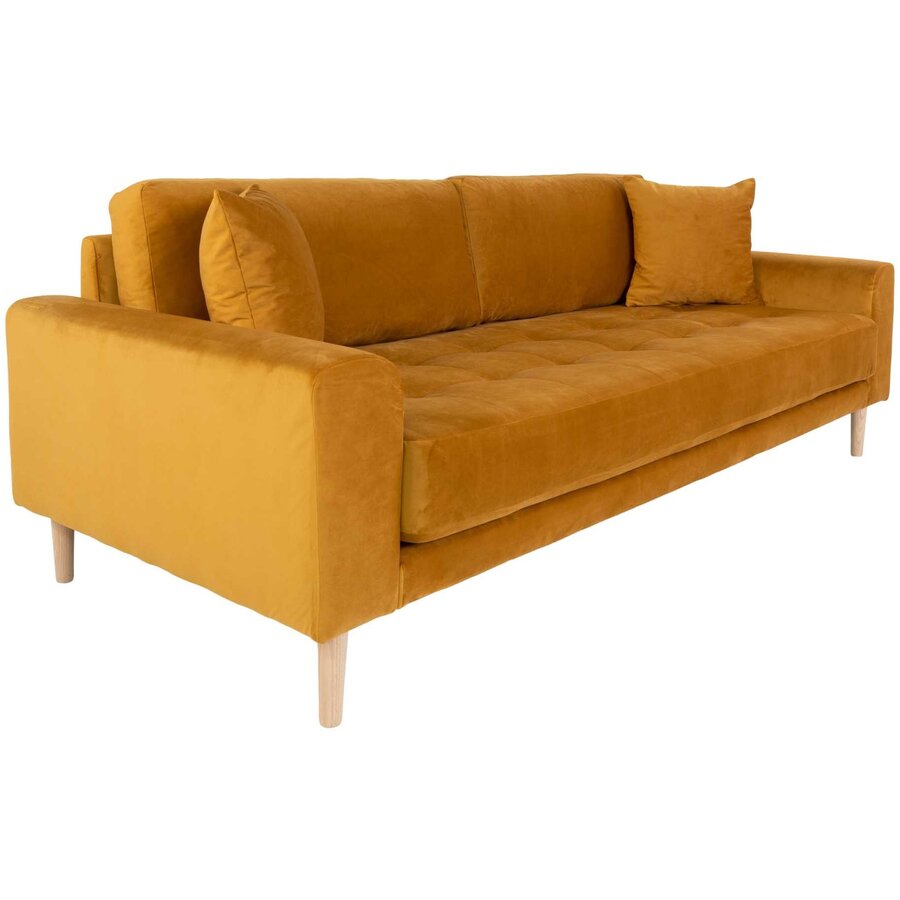 Lido Mosterd 3-Zits Bank Velvet