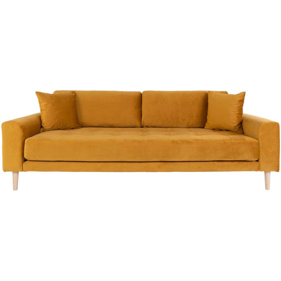 Lido Mosterd 3-Zits Bank Velvet