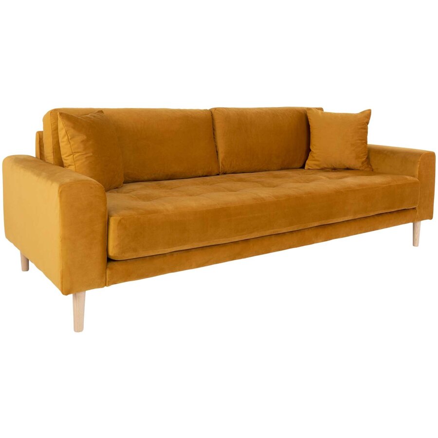 Lido Mosterd 3-Zits Bank Velvet