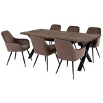 House Nordic Toulon / Harbo Eetkamer Set 200 cm House Nordic Toulon / Harbo Eetkamer Set 200 cm