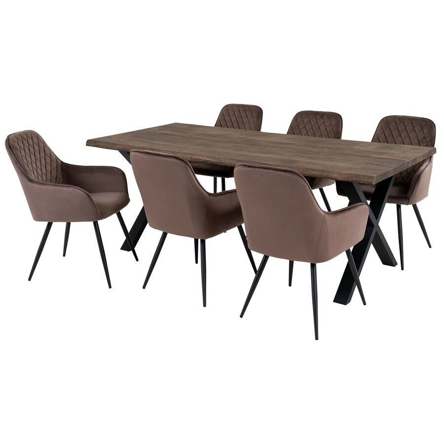 Toulon / Harbo Eetkamer Set 200 cm Toulon / Harbo Eetkamer Set 200 cm