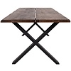 Toulon Gerookt Eiken Eettafel 200 cm