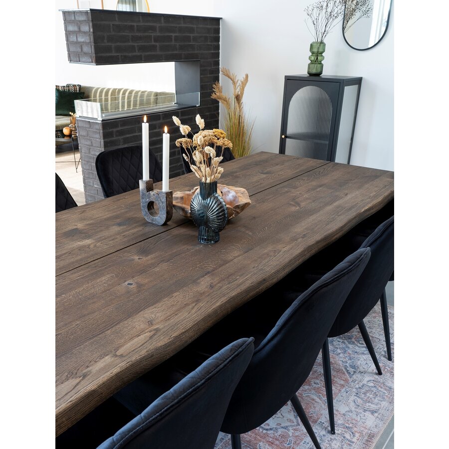 Toulon Gerookt Eiken Eettafel 240 cm Toulon Gerookt Eiken Eettafel 240 cm