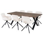 House Nordic Toulon / Amorim Eetkamer Set 200 cm House Nordic Toulon / Amorim Eetkamer Set 200 cm