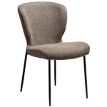 Dan Form Glory Bruin Bouclé Eetkamerstoel Dan Form Glory Bruin Bouclé Eetkamerstoel