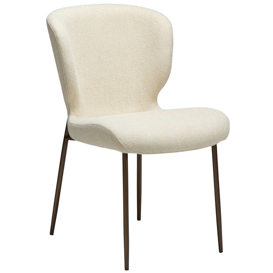 Glory Amandel Bouclé Eetkamerstoel Glory Amandel Bouclé Eetkamerstoel