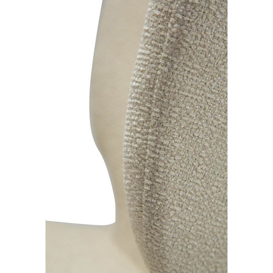 Glory Amandel Bouclé Eetkamerstoel Glory Amandel Bouclé Eetkamerstoel