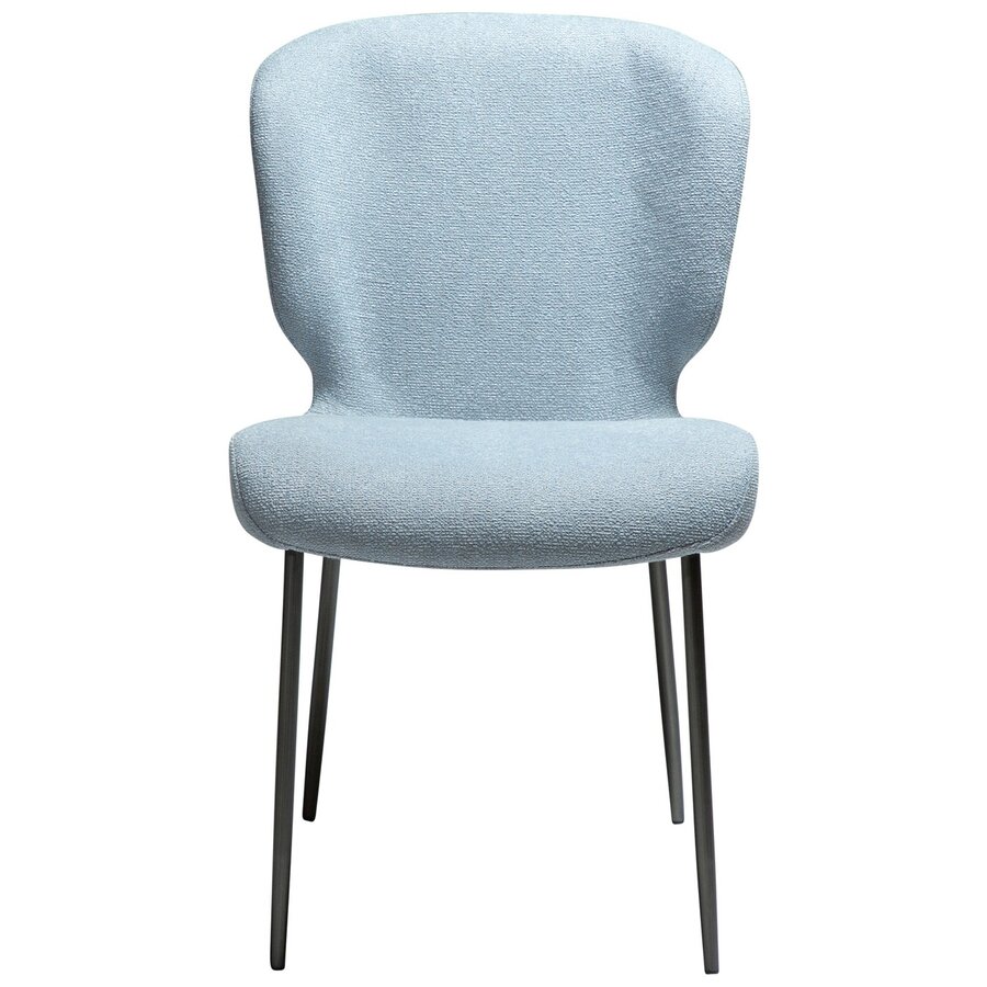 Glory Mistblauw Bouclé Eetkamerstoel Glory Mistblauw Bouclé Eetkamerstoel