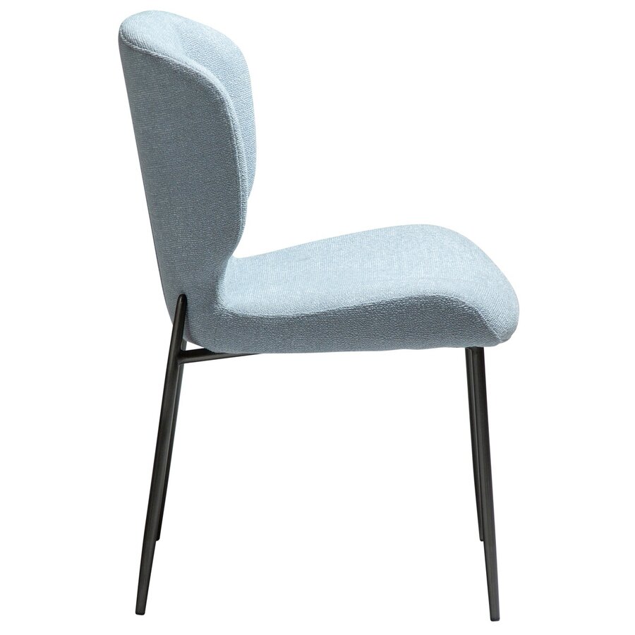 Glory Mistblauw Bouclé Eetkamerstoel Glory Mistblauw Bouclé Eetkamerstoel