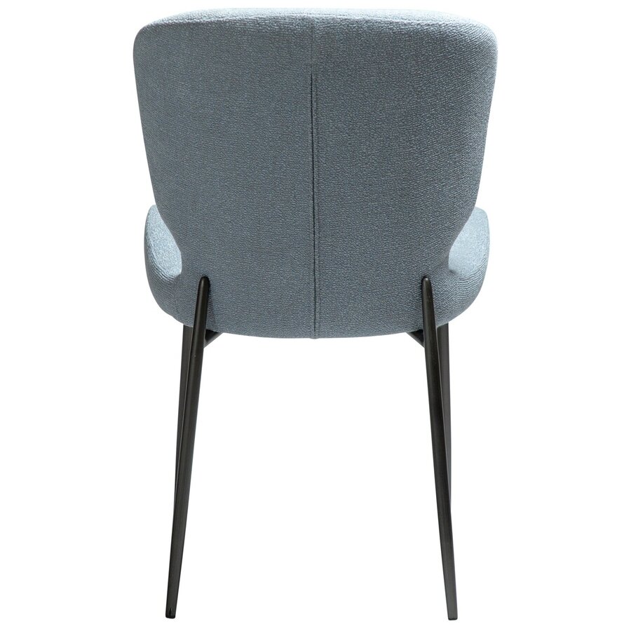 Glory Mistblauw Bouclé Eetkamerstoel Glory Mistblauw Bouclé Eetkamerstoel