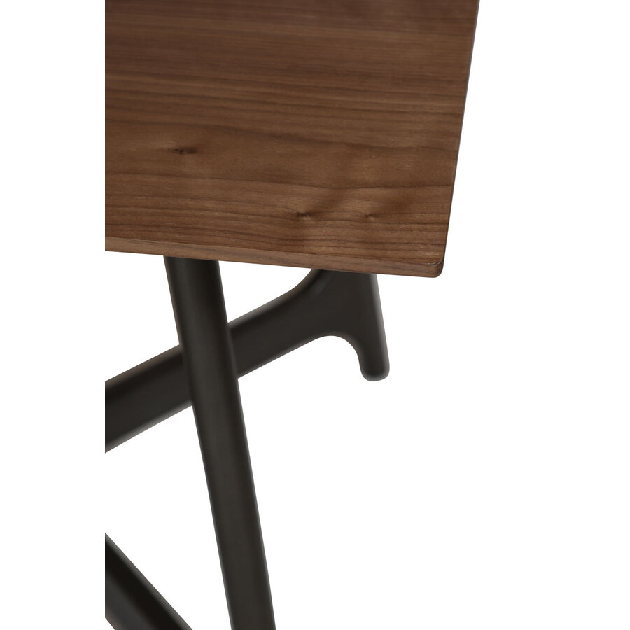 Ooid Vierkante Eettafel Walnoot Ooid Vierkante Eettafel Walnoot