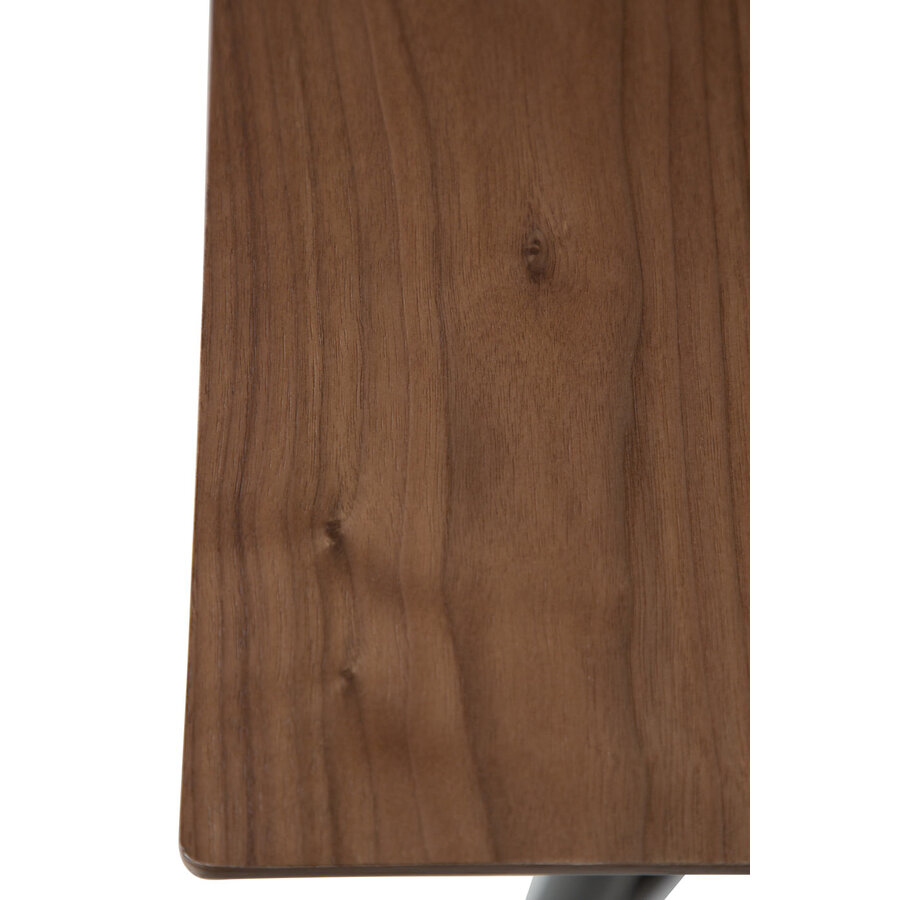 Ooid Vierkante Eettafel Walnoot Ooid Vierkante Eettafel Walnoot