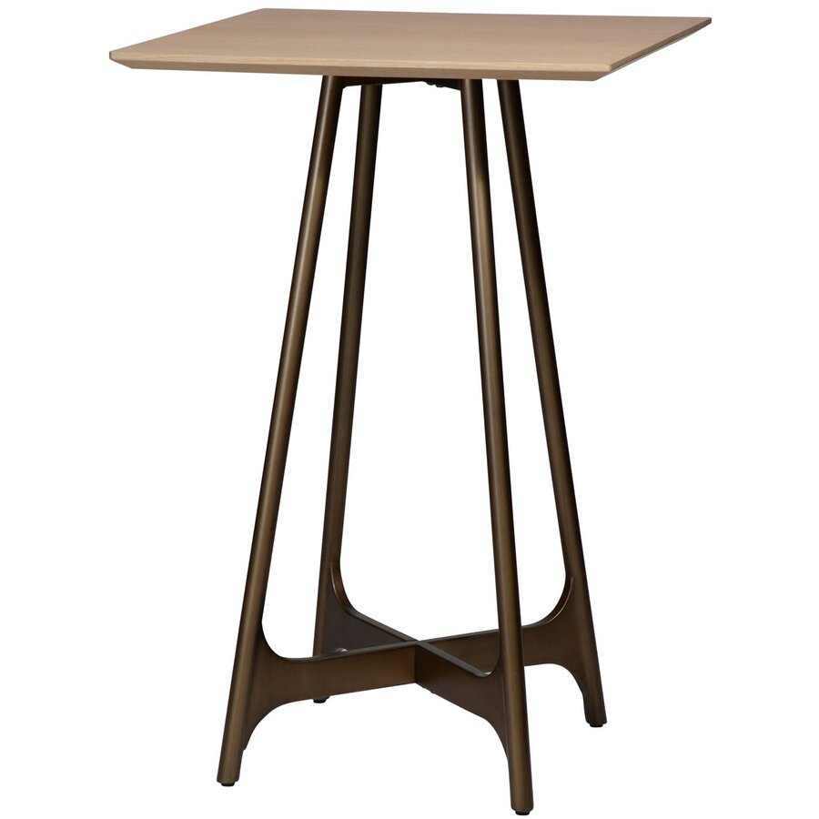 Ooid Vierkante Bartafel Eiken Ooid Vierkante Bartafel Eiken