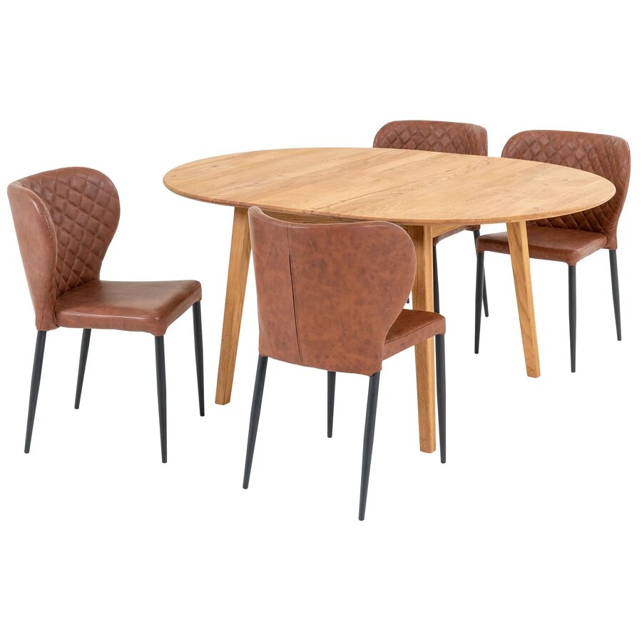 Metz / Pisa Eetkamer SET Rond / Uitschuifbaar