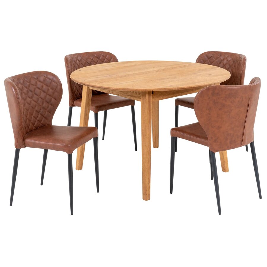 Metz / Pisa Eetkamer SET Rond / Uitschuifbaar