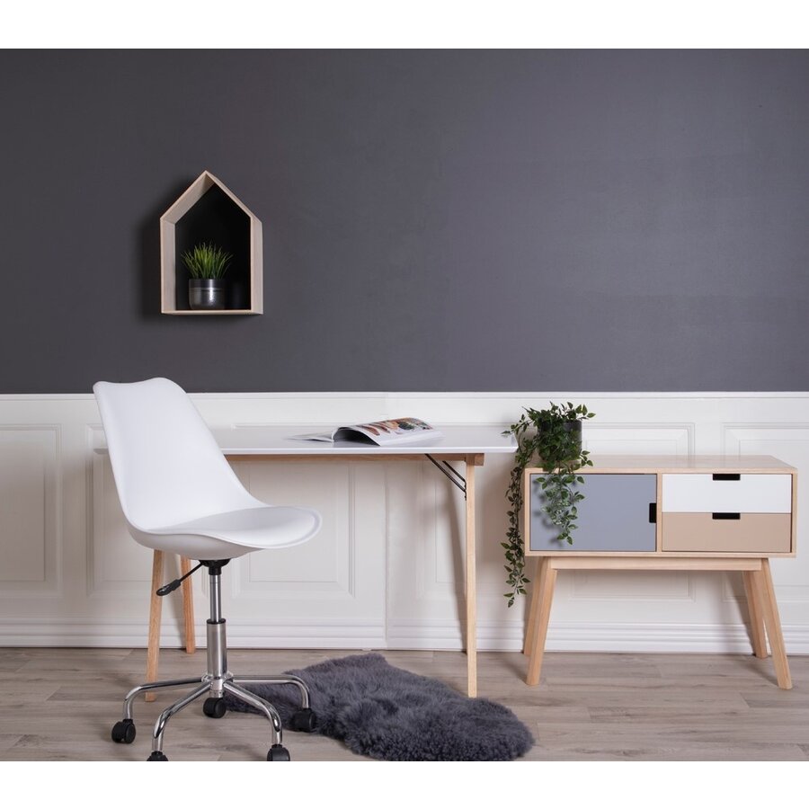 Vojens 120 x 60 cm Bureautafel Wit Vojens 120 x 60 cm Bureautafel Wit