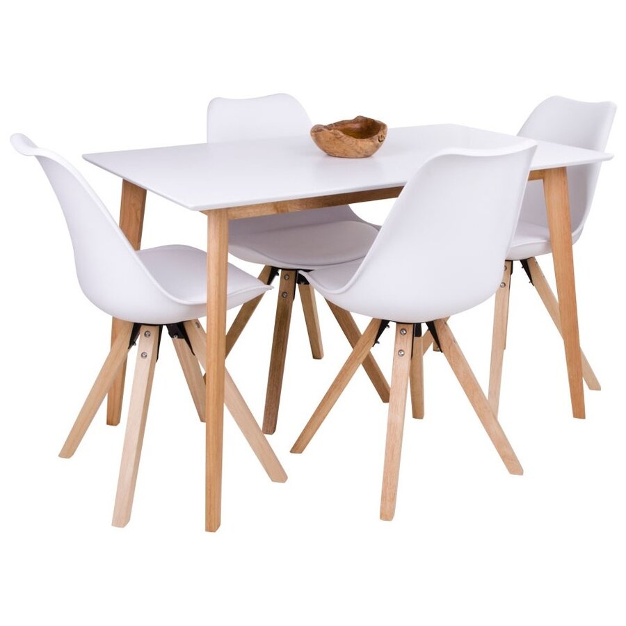 Vojens Rechthoekige Eettafel Wit Vojens Rechthoekige Eettafel Wit