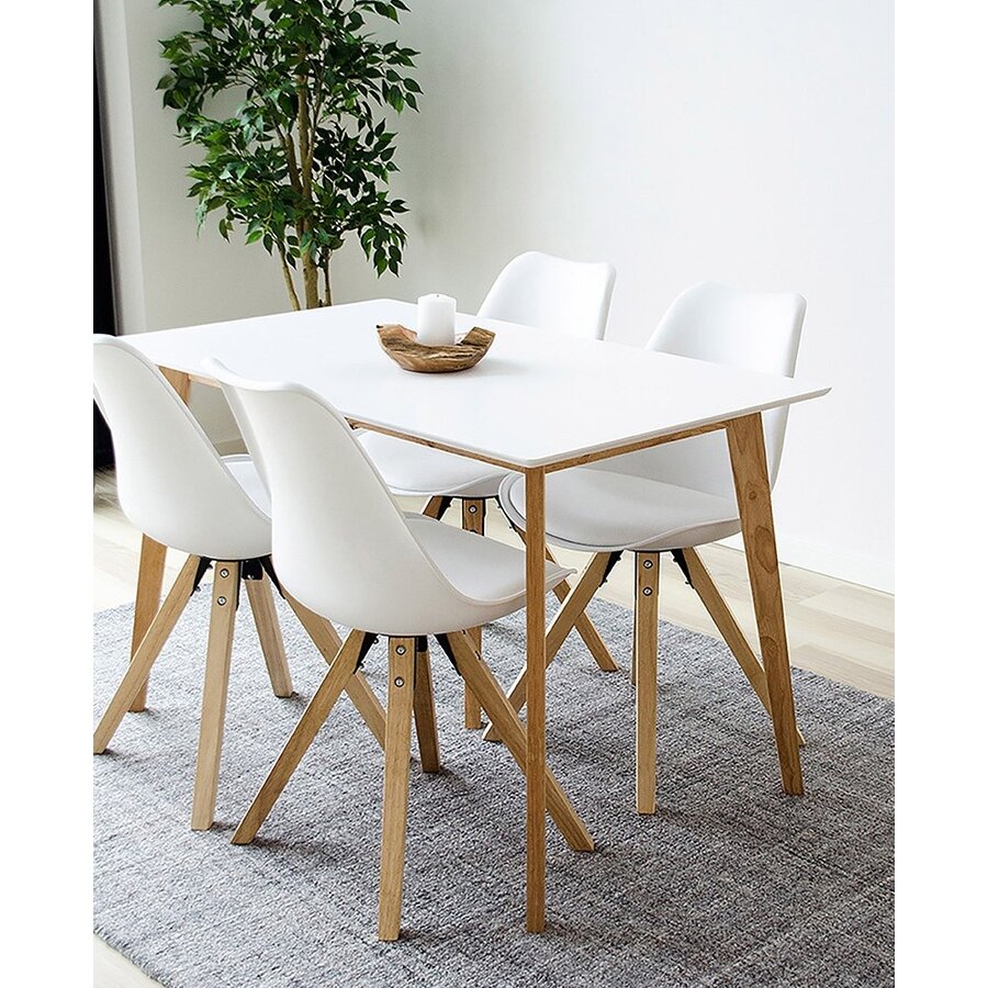 Vojens Rechthoekige Eettafel Wit Vojens Rechthoekige Eettafel Wit