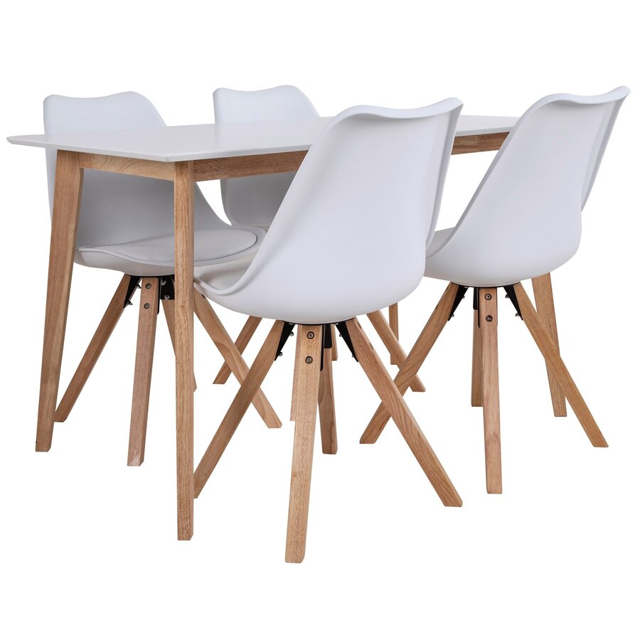 Vojens Rechthoekige Eettafel Wit Vojens Rechthoekige Eettafel Wit