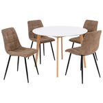 House Nordic Vojens / Middelfart Ronde Eetkamer Set House Nordic Vojens / Middelfart Ronde Eetkamer Set