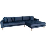 House Nordic Lido Donkerblauw 2,5-Zits Hoekbank Velvet Rechts House Nordic Lido Donkerblauw 2,5-Zits Hoekbank Velvet Rechts