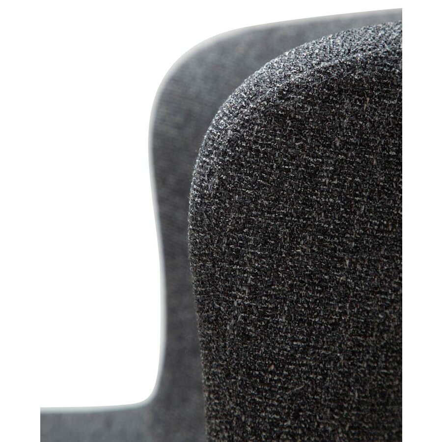 Glam Grijs Bouclé Draaistoel Glam Grijs Bouclé Draaistoel