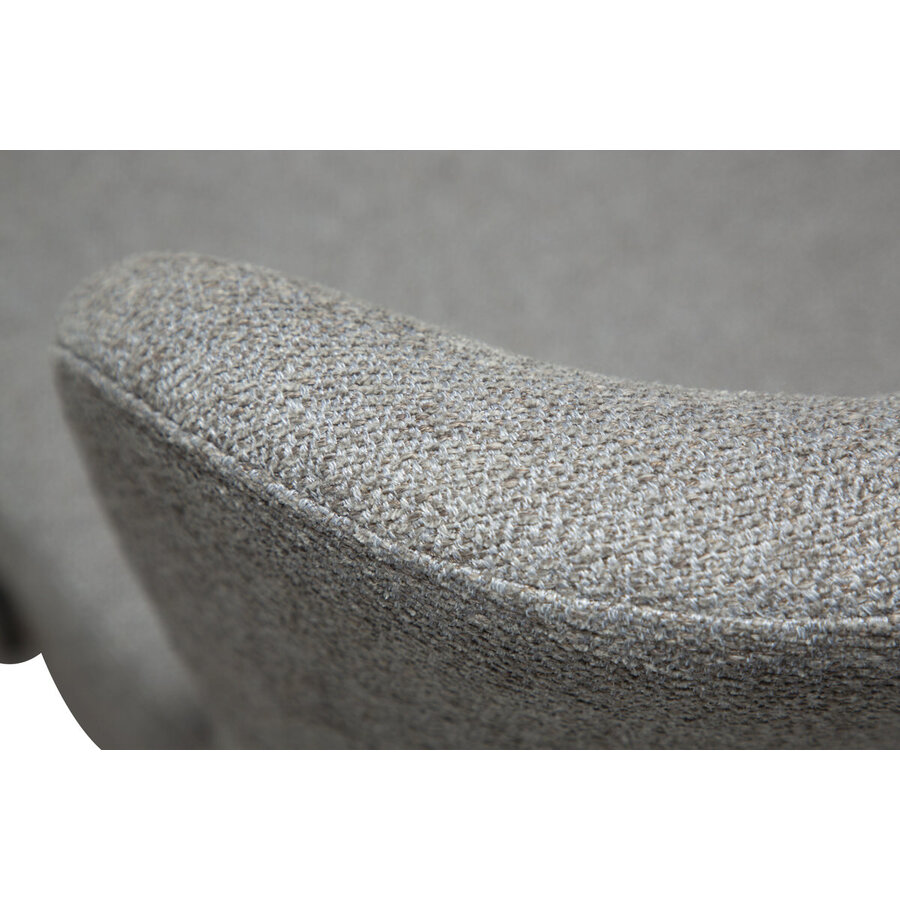 Glam Aardebruin Bouclé Draaistoel Glam Aardebruin Bouclé Draaistoel